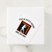 Tennis Geburtstag, Tennis Girl Player Geschenkanhänger (Beispiel)