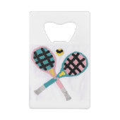Tennis Geldbeutel Flaschenöffner (Rückseite)
