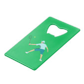 Tennis Geldbeutel Flaschenöffner (Rückseite Schrägansicht)