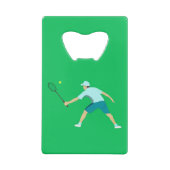 Tennis Geldbeutel Flaschenöffner (Rückseite)