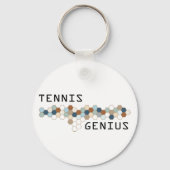 Tennis Genius Schlüsselanhänger (Vorderseite)