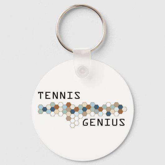 Tennis Genius Schlüsselanhänger (Vorderseite)