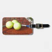 Tennis Gepäckanhänger (Vorderseite horizontal)