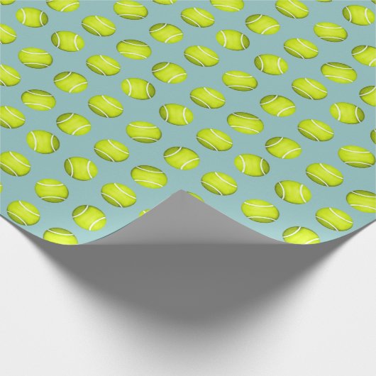 Tennis-Geschenk Geschenkpapier (Ecke)