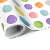 Tennis-Geschenk Geschenkpapier (Rolleneckpunkt)