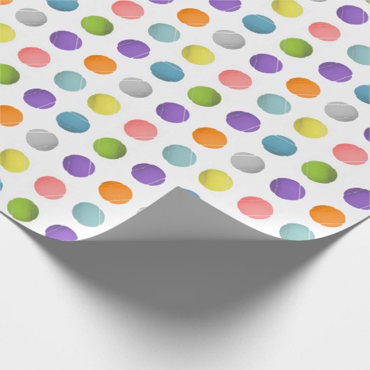 Tennis-Geschenk Geschenkpapier (Ecke)