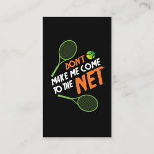 Tennis-Geschenk-Ideen-Tennis-Spieler Visitenkarte