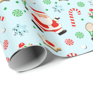 Tennis-Geschenk zur Feiertag Geschenkpapier