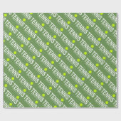 Tennis Geschenkpapier (Flach)
