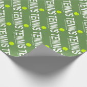 Tennis Geschenkpapier (Ecke)