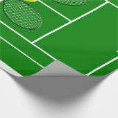 Tennis Geschenkpapier (Ecke)