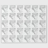 Tennis Geschenkpapier (Flach)