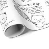 Tennis Geschenkpapier (Rolleneckpunkt)