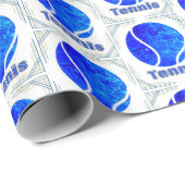 Tennis-Geschenkpapier Geschenkpapier (Rolleneckpunkt)