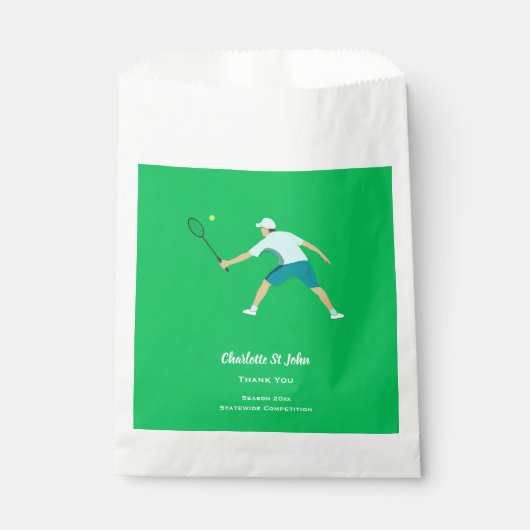 Tennis Geschenktütchen (Vorderseite)