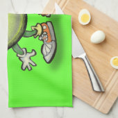 Tennis Geschirrtuch (Viertel Falte)