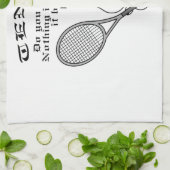 Tennis Geschirrtuch (Gefaltet)