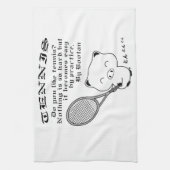Tennis Geschirrtuch (Vertikal)