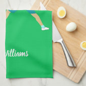 Tennis Geschirrtuch (Viertel Falte)