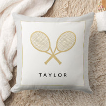 Tennis Gift Chic Gold Grau Schwarzer Individuelle