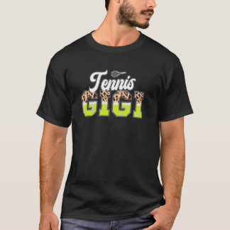 Tennis Gigi Leopard Gigi Von der Tennisspielerin G T-Shirt