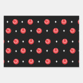 Tennis Girl Pink Balls Geschenk Geschenkpapier Set (Vorderseite 3)