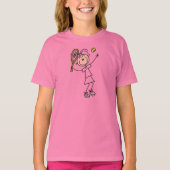 Tennis Girl Three T-Shirt (Vorderseite)