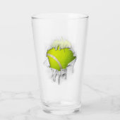 Tennis Glas (Rückseite)