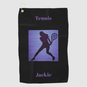 Tennis Golf Handtuch mit ihrem Namen
