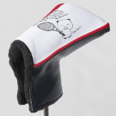 Tennis Golf Headcover (3/4 Vorderseite)