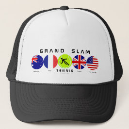 Tennis-Grand Slam-Hut Truckerkappe