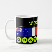 Tennis-großartiger Knall-Tasse Kaffeetasse (Links)