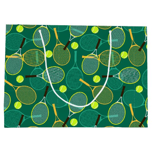 Tennis Große Geschenktüte (Rückseite)