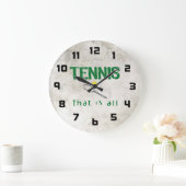 Tennis Große Wanduhr (Zuhause)