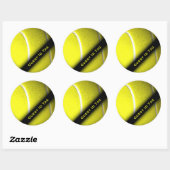 Tennis Guest ID Tags Stickers (Blatt)