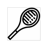 Tennis Gummistempel (Prägung)