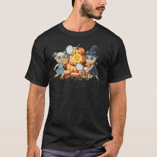 Tennis Halloween-Spieler mit Schläger T-Shirt