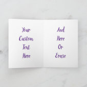 Tennis Happy Birthday Girl Karte (Innenseite)