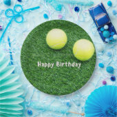 Tennis Happy Birthday  Pappteller (Party)