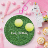 Tennis Happy Birthday  Pappteller (Party)
