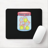 Tennis Happy Pills Mousepad (Mit Mouse)