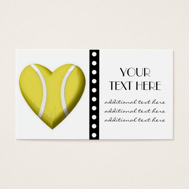 Tennis Heart (Vorderseite)