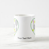 Tennis-Herz-Tasse Kaffeetasse (Mittel)