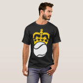 Tennis-Hinterhand-lustige Tennismembran T-Shirt (Vorne ganz)