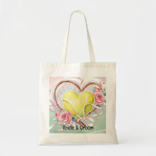 Tennis-Hochzeit Bachelorette Bride Tote Bag Tragetasche