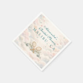 Tennis-Hochzeitsdusche Match Point Serviette (Ecke)