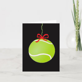 Tennis Holiday Card Feiertagskarte