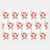 Tennis Holiday Geschenkpapier Set (Vorderseite 2)