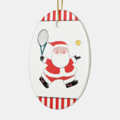 Tennis Holiday Keramik Keramik Ornament (Links)