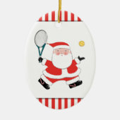 Tennis Holiday Keramik Keramik Ornament (Vorne)